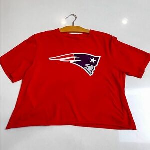 New England Patriots Red Baby Tee